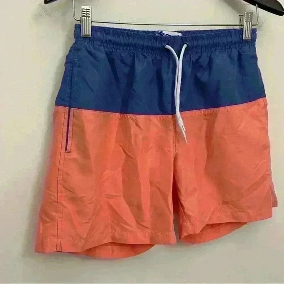 Trunks Surf & Swim Men's Swim Boardshorts Blue & Orange Size S - Picture 6 of 7